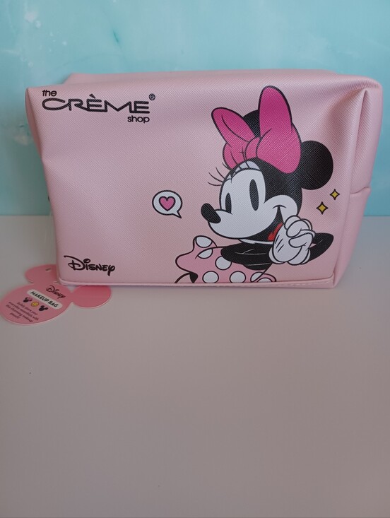 Disney Handbags - Creme Shop Disney Pink Minnie and Mickey Mouse Makeup Bag NEW